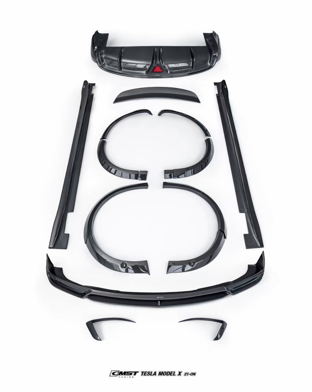 CMST Carbon Fiber Full Body Kit for Tesla Model X Gen 2 2022 - 2026 Aftermarket Carbon Fiber Part / Bodykit - Robot Bodykits