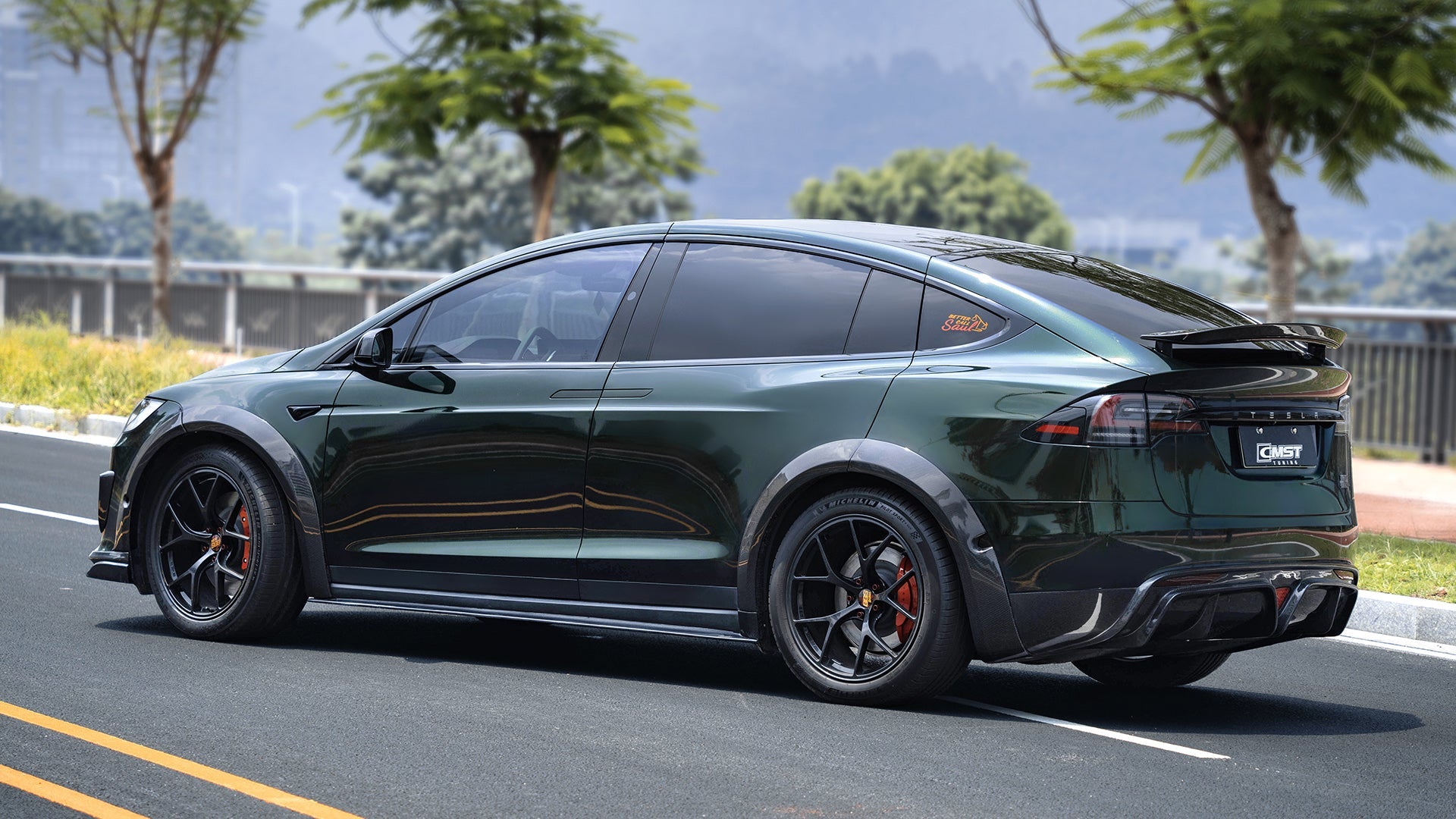CMST Carbon Fiber Full Body Kit for Tesla Model X Gen 2 2022 - 2026 Aftermarket Carbon Fiber Part / Bodykit - Robot Bodykits