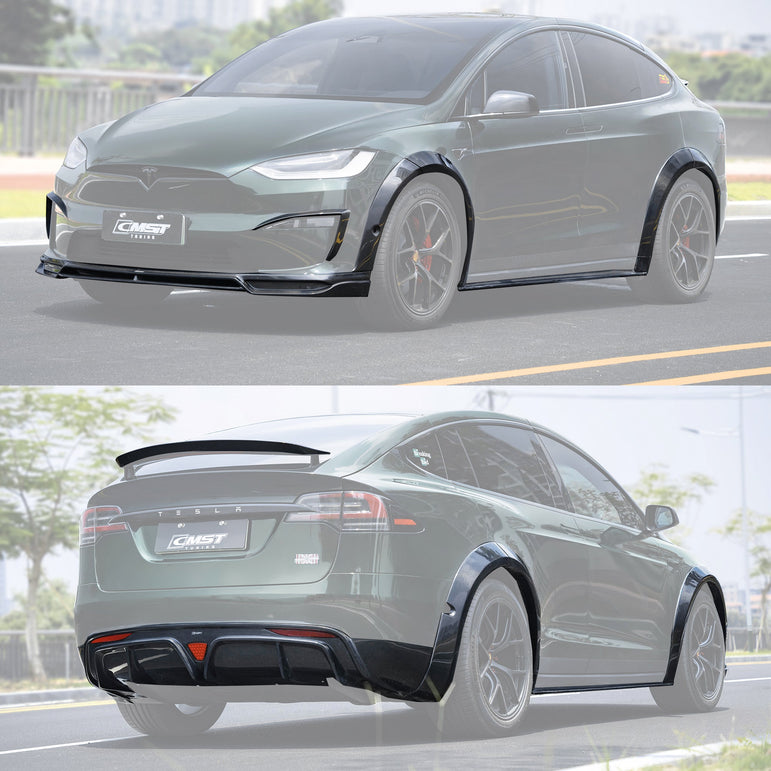 CMST Carbon Fiber Full Body Kit for Tesla Model X Gen 2 2022 - 2026 Aftermarket Carbon Fiber Part / Bodykit - Robot Bodykits