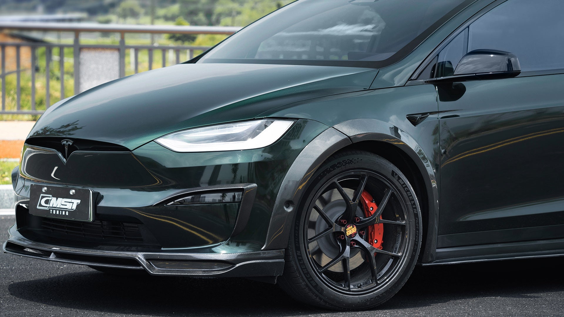 CMST Carbon Fiber Full Body Kit for Tesla Model X Gen 2 2022 - 2026 Aftermarket Carbon Fiber Part / Bodykit - Robot Bodykits