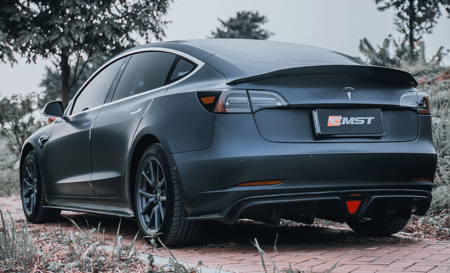 CMST Carbon Fiber Full Body Kit Style A for Tesla Model 3 Aftermarket Carbon Fiber Part / Bodykit - Robot Bodykits