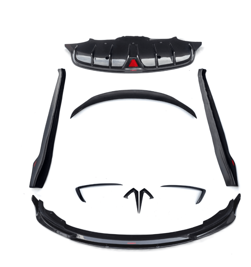 CMST Carbon Fiber Full Body Kit Style C for Tesla Model 3 Aftermarket Carbon Fiber Part / Bodykit - Robot Bodykits