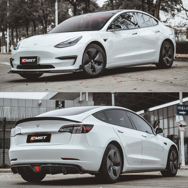 CMST Carbon Fiber Full Body Kit Style C for Tesla Model 3 Aftermarket Carbon Fiber Part / Bodykit - Robot Bodykits