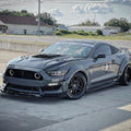 CMST Carbon Fiber Glass Transparent Hood Stage 2 ( Raised 2 inches ) for Ford Mustang S550.1 2015 - 2017 Aftermarket Carbon Fiber Part / Bodykit - Robot Bodykits