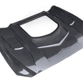 CMST Carbon Fiber Glass Transparent Hood Stage 2 ( Raised 2 inches ) for Ford Mustang S550.1 2015 - 2017 Aftermarket Carbon Fiber Part / Bodykit - Robot Bodykits