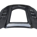 CMST Carbon Fiber Glass Transparent Hood Stage 2 ( Raised 2 inches ) for Ford Mustang S550.1 2015- 2017 Aftermarket Carbon Fiber Part / Bodykit - Robot Bodykits