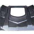 CMST Carbon Fiber Glass Transparent Hood Stage 2 ( Raised 2 inches ) for Ford Mustang S550.1 2015 - 2017 Aftermarket Carbon Fiber Part / Bodykit - Robot Bodykits