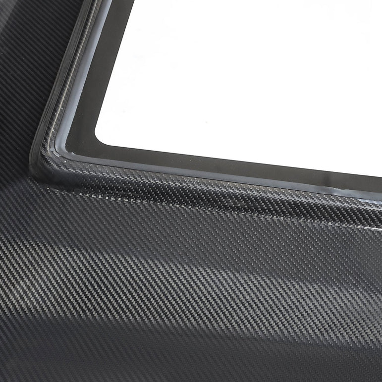 CMST Carbon Fiber Glass Transparent Hood Stage 2 ( Raised 2 inches ) for Ford Mustang S550.1 2015 - 2017 Aftermarket Carbon Fiber Part / Bodykit - Robot Bodykits