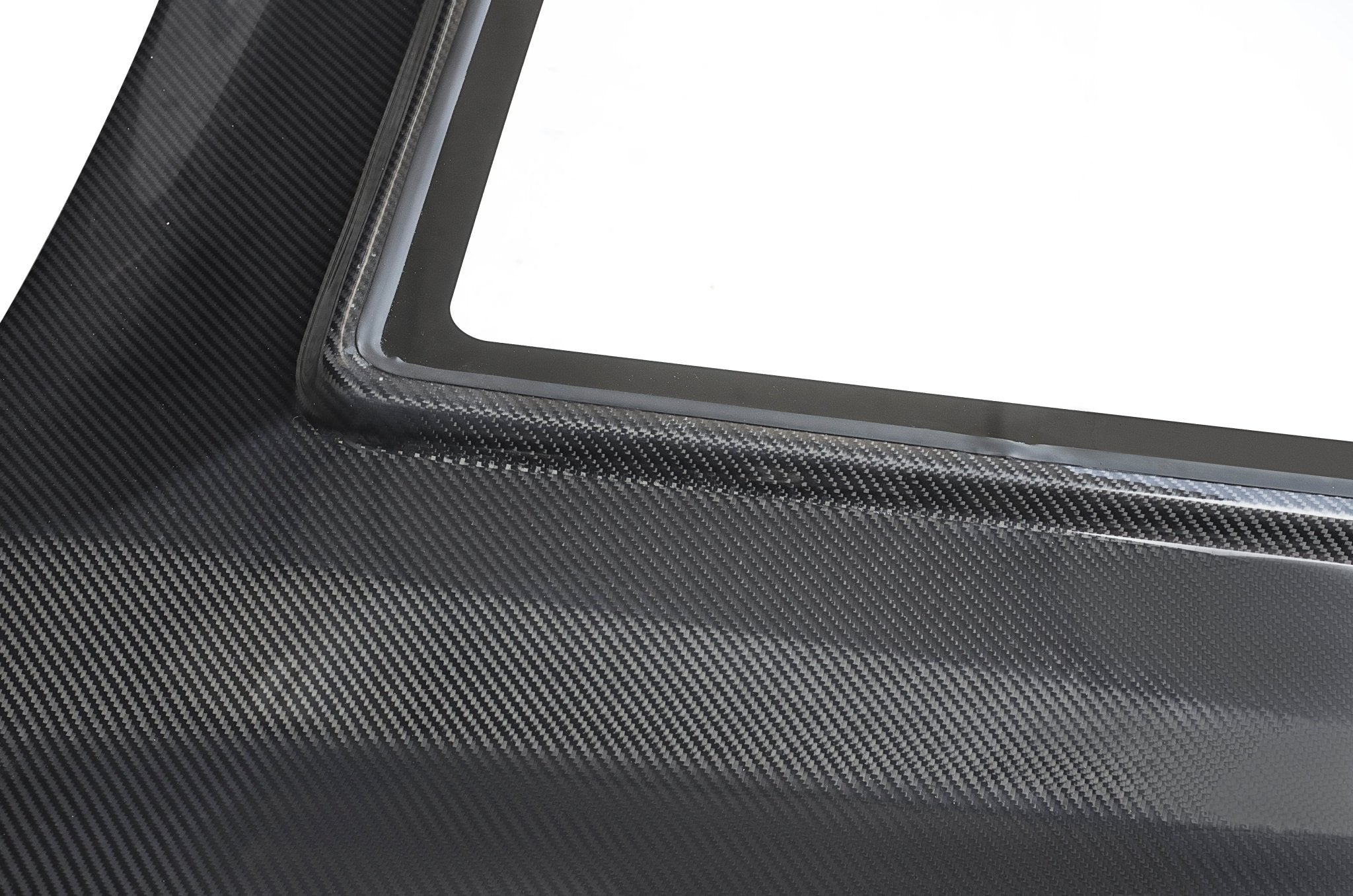 CMST Carbon Fiber Glass Transparent Hood Stage 2 ( Raised 2 inches ) for Ford Mustang S550.1 2015 - 2017 Aftermarket Carbon Fiber Part / Bodykit - Robot Bodykits