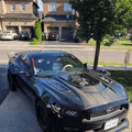 CMST Carbon Fiber Glass Transparent Hood Stage 2 ( Raised 2 inches ) for Ford Mustang S550.1 2015 - 2017 Aftermarket Carbon Fiber Part / Bodykit - Robot Bodykits