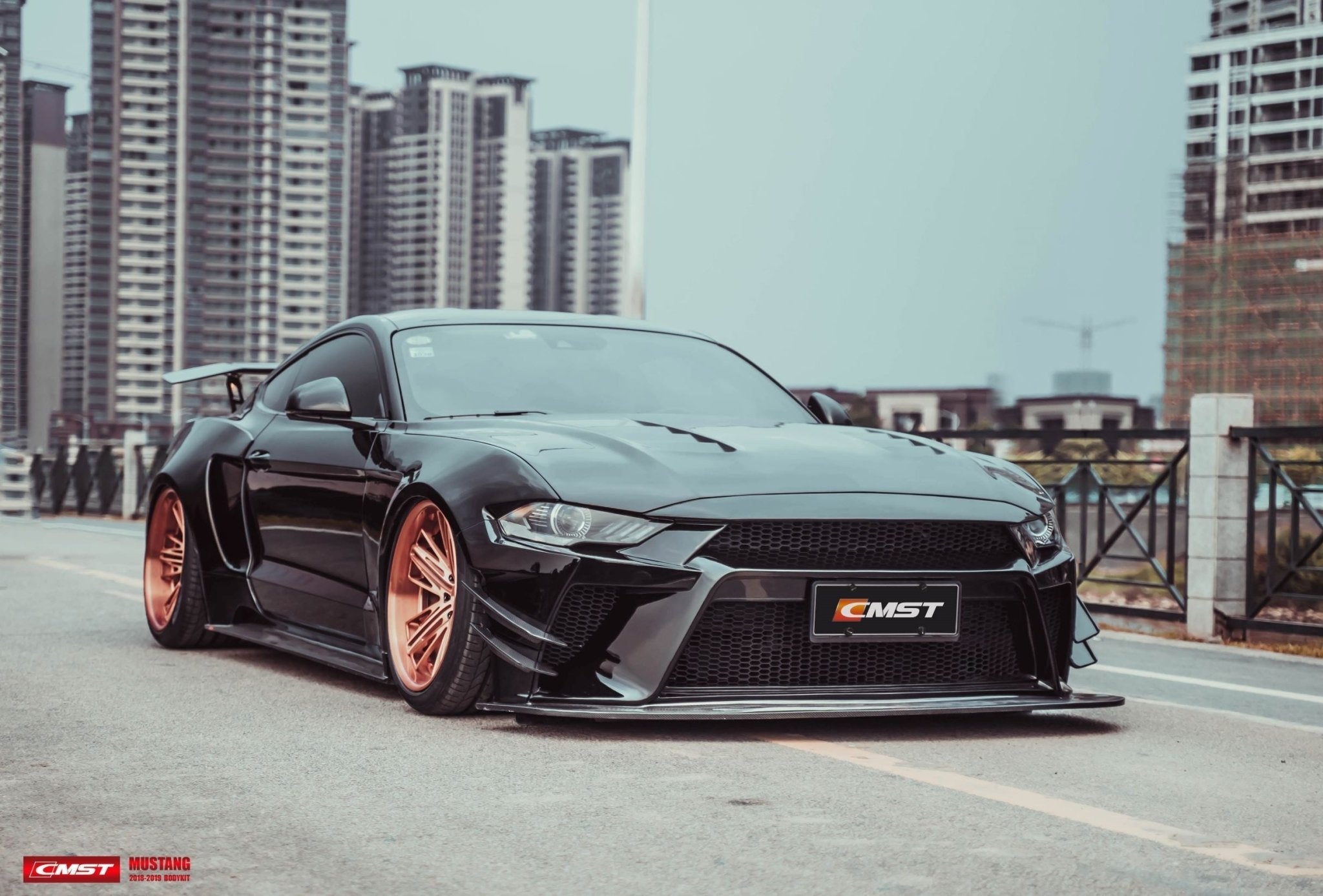 CMST Carbon Fiber Hood Ver.1 for Ford Mustang S550.2 2018 - ON Aftermarket Carbon Fiber Part / Bodykit - Robot Bodykits