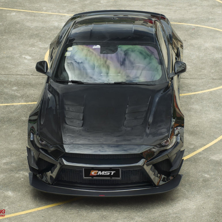 CMST Carbon Fiber Hood Ver.1 for Ford Mustang S550.2 2018 - ON Aftermarket Carbon Fiber Part / Bodykit - Robot Bodykits