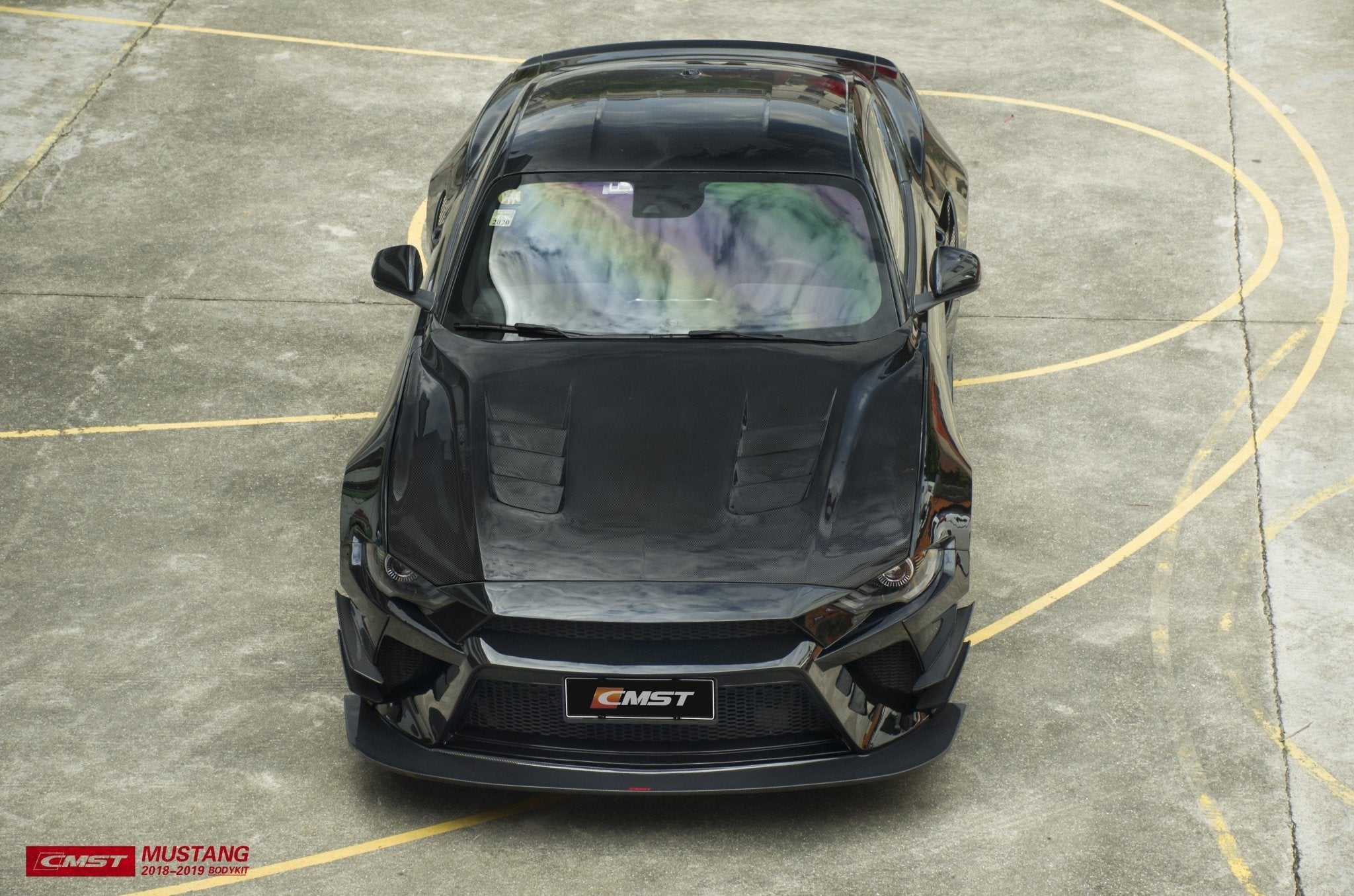 CMST Carbon Fiber Hood Ver.1 for Ford Mustang S550.2 2018 - ON Aftermarket Carbon Fiber Part / Bodykit - Robot Bodykits