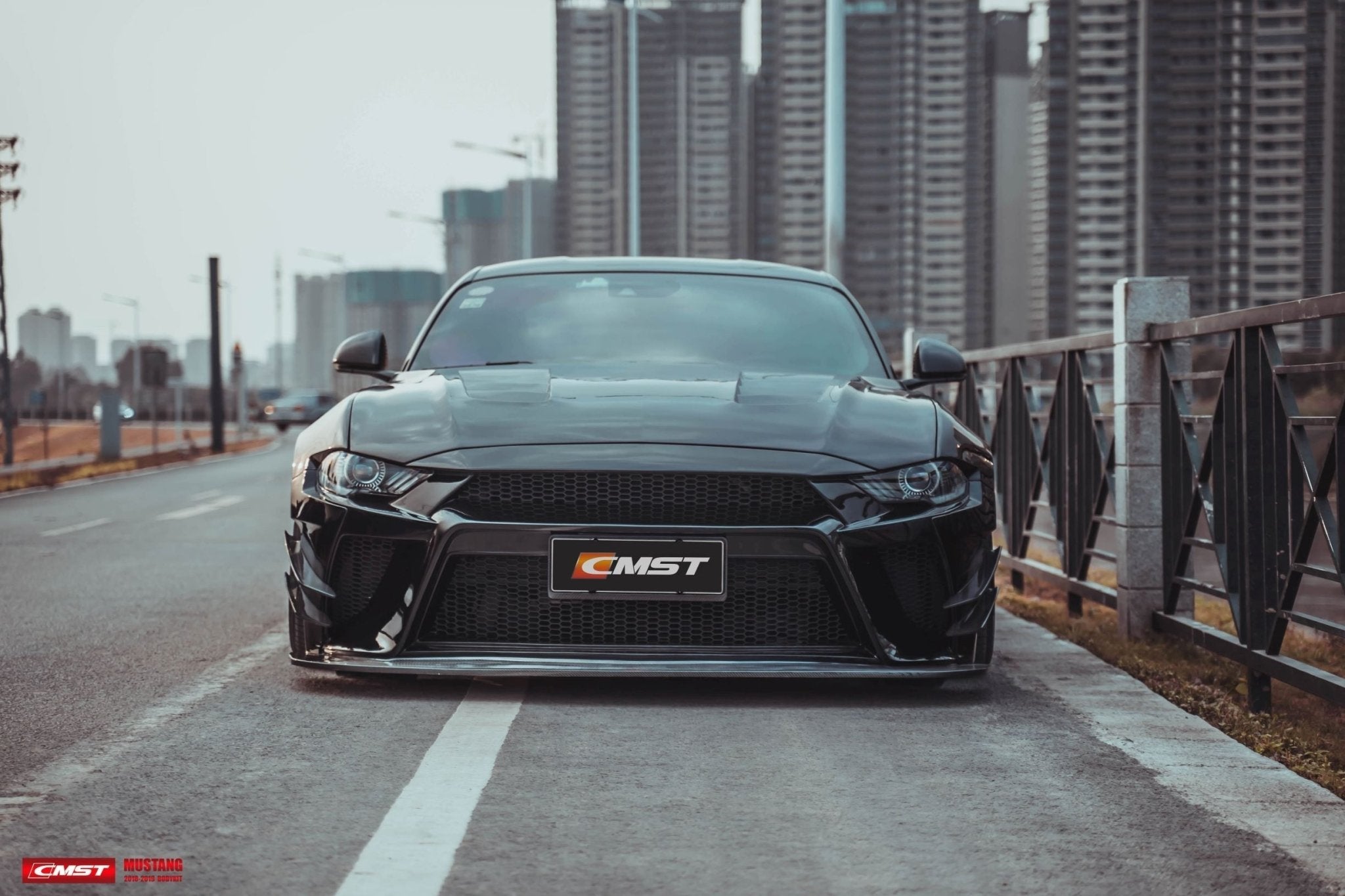 CMST Carbon Fiber Hood Ver.1 for Ford Mustang S550.2 2018 - ON Aftermarket Carbon Fiber Part / Bodykit - Robot Bodykits