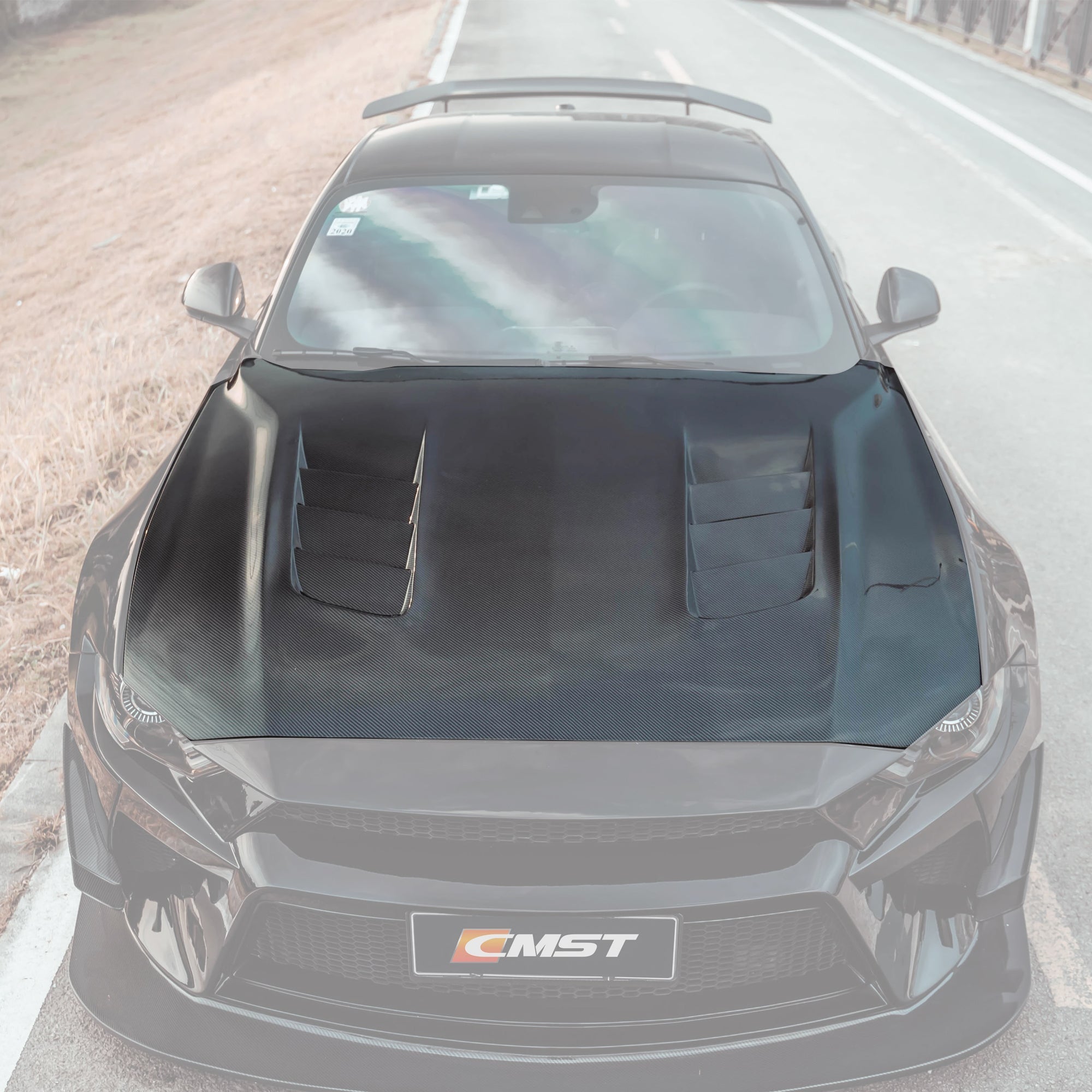 CMST Carbon Fiber Hood Ver.1 for Ford Mustang S550.2 2018 - ON Aftermarket Carbon Fiber Part / Bodykit - Robot Bodykits