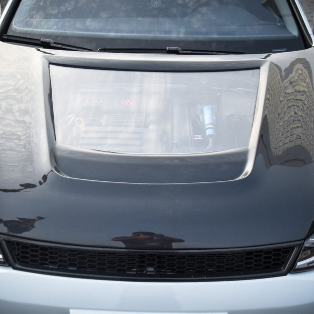CMST Carbon Fiber PVC Glass Transparent Hood for Volkswagen GTI & Golf R & Golf MK7 MK7.5 Aftermarket Carbon Fiber Part / Bodykit - Robot Bodykits