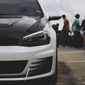 CMST Carbon Fiber PVC Glass Transparent Hood for Volkswagen GTI & Golf R & Golf MK7 MK7.5 Aftermarket Carbon Fiber Part / Bodykit - Robot Bodykits
