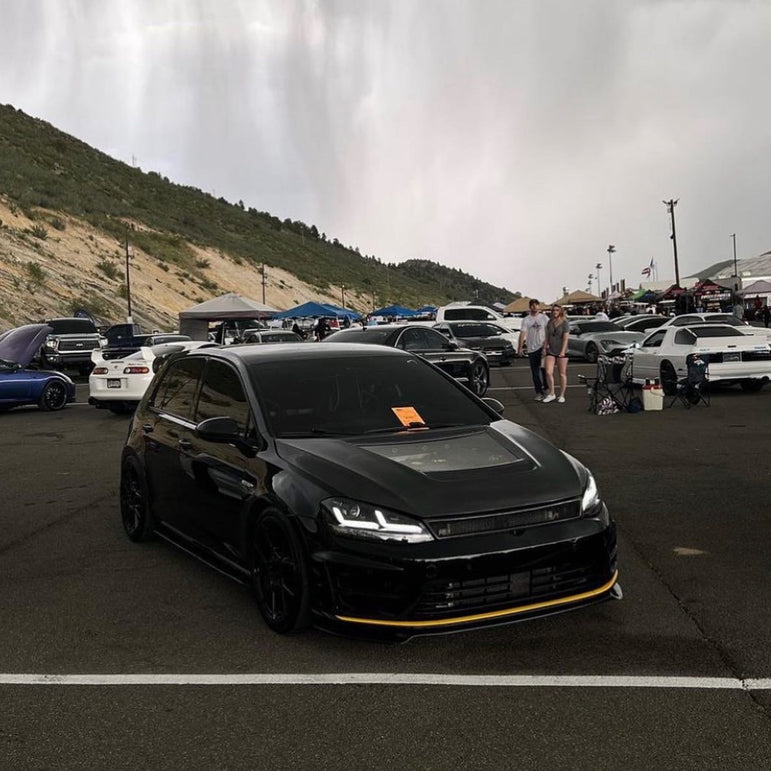 CMST Carbon Fiber PVC Glass Transparent Hood for Volkswagen GTI & Golf R & Golf MK7 MK7.5 Aftermarket Carbon Fiber Part / Bodykit - Robot Bodykits