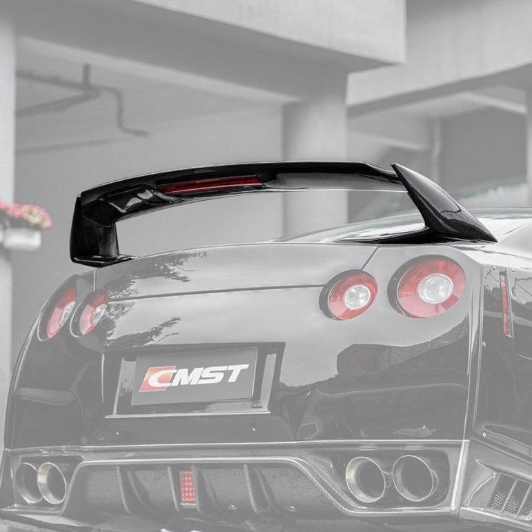 CMST Carbon Fiber Rear Spoiler for Nissan GTR GT-R R35 2008-2016 Aftermarket Carbon Fiber Part / Bodykit - Robot Bodykits