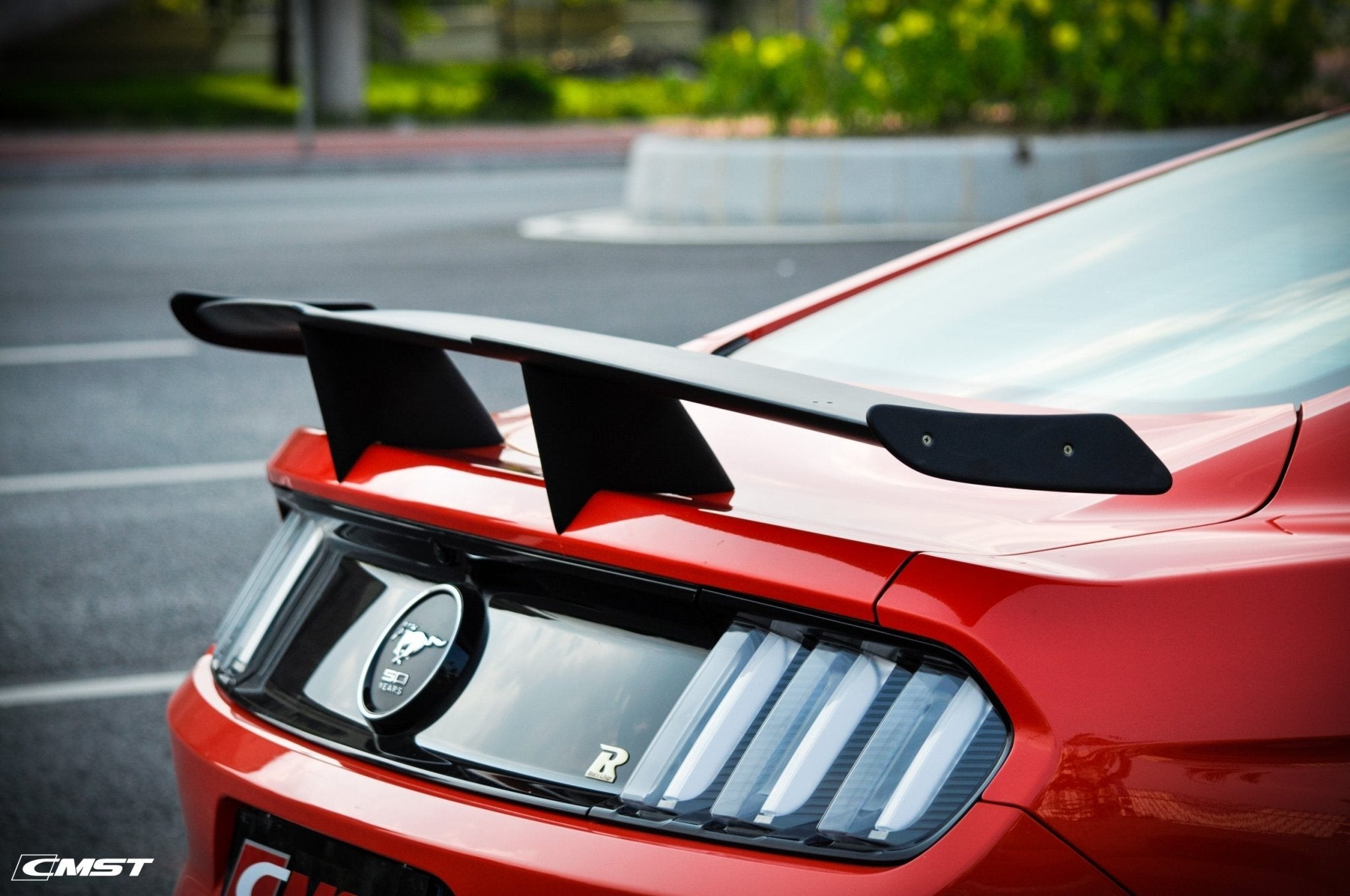 CMST Carbon Fiber Rear Spoiler Ver.1 for Ford Mustang S550 2015 - ON Aftermarket Carbon Fiber Part / Bodykit - Robot Bodykits
