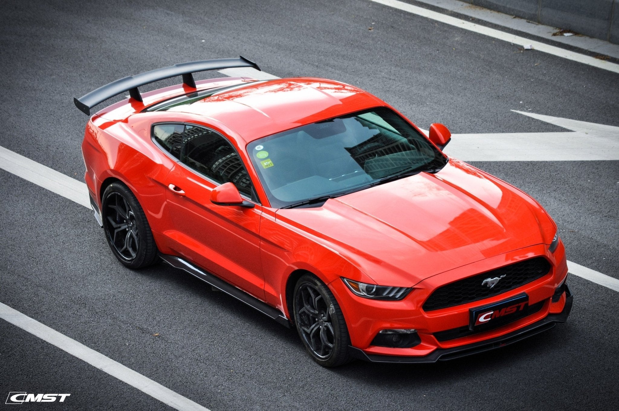 CMST Carbon Fiber Rear Spoiler Ver.1 for Ford Mustang S550 2015 - ON Aftermarket Carbon Fiber Part / Bodykit - Robot Bodykits