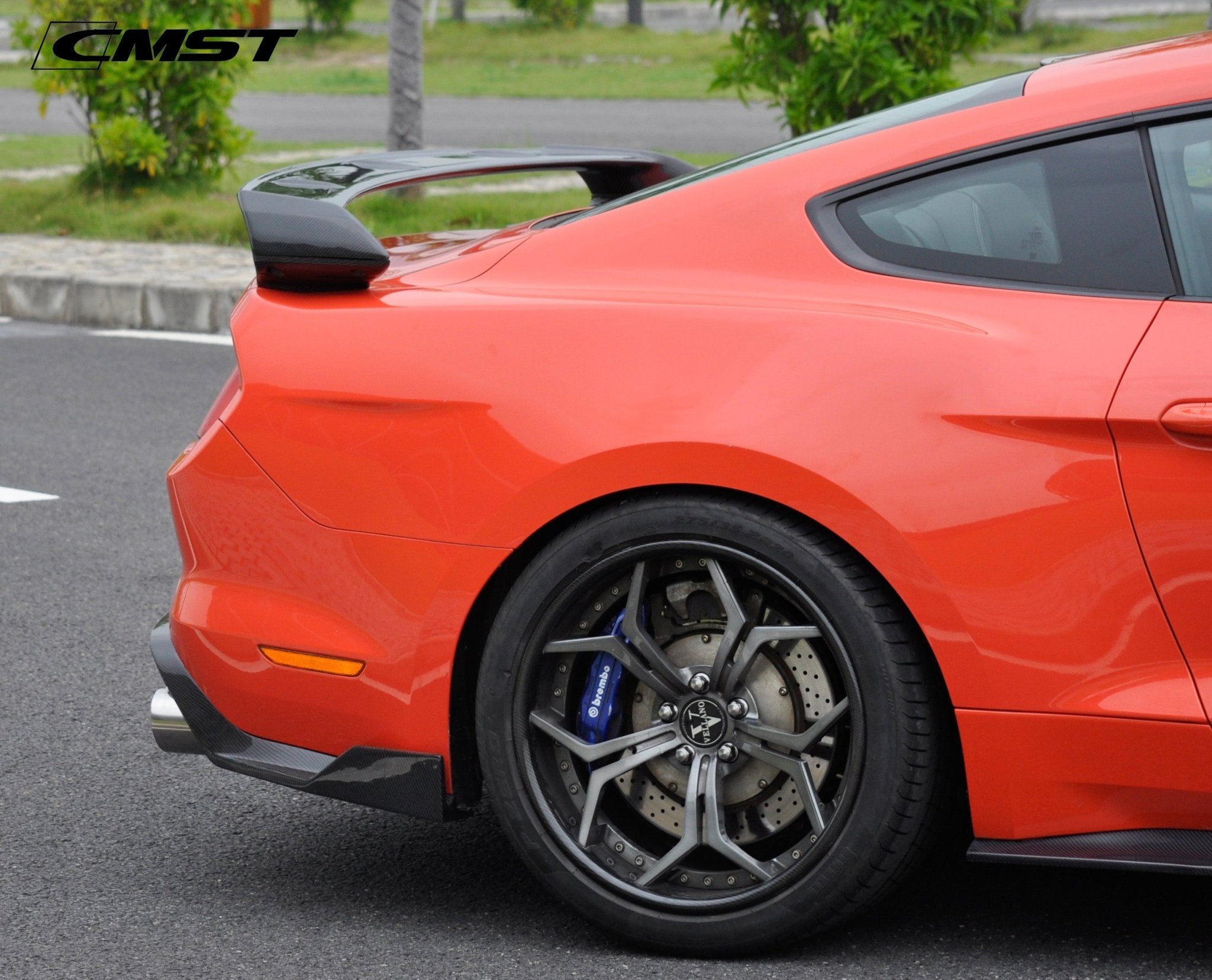 CMST Carbon Fiber Rear Spoiler Ver.2 for Ford Mustang S550.1 2015 - 2017 Aftermarket Carbon Fiber Part / Bodykit - Robot Bodykits