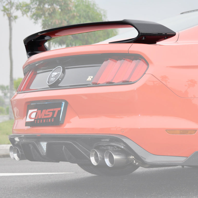CMST Carbon Fiber Rear Spoiler Ver.2 for Ford Mustang S550.1 2015 - 2017 Aftermarket Carbon Fiber Part / Bodykit - Robot Bodykits