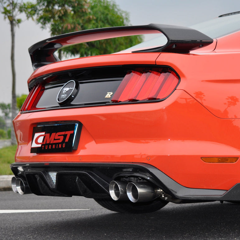 CMST Carbon Fiber Rear Spoiler Ver.2 for Ford Mustang S550.1 2015 - 2017 Aftermarket Carbon Fiber Part / Bodykit - Robot Bodykits