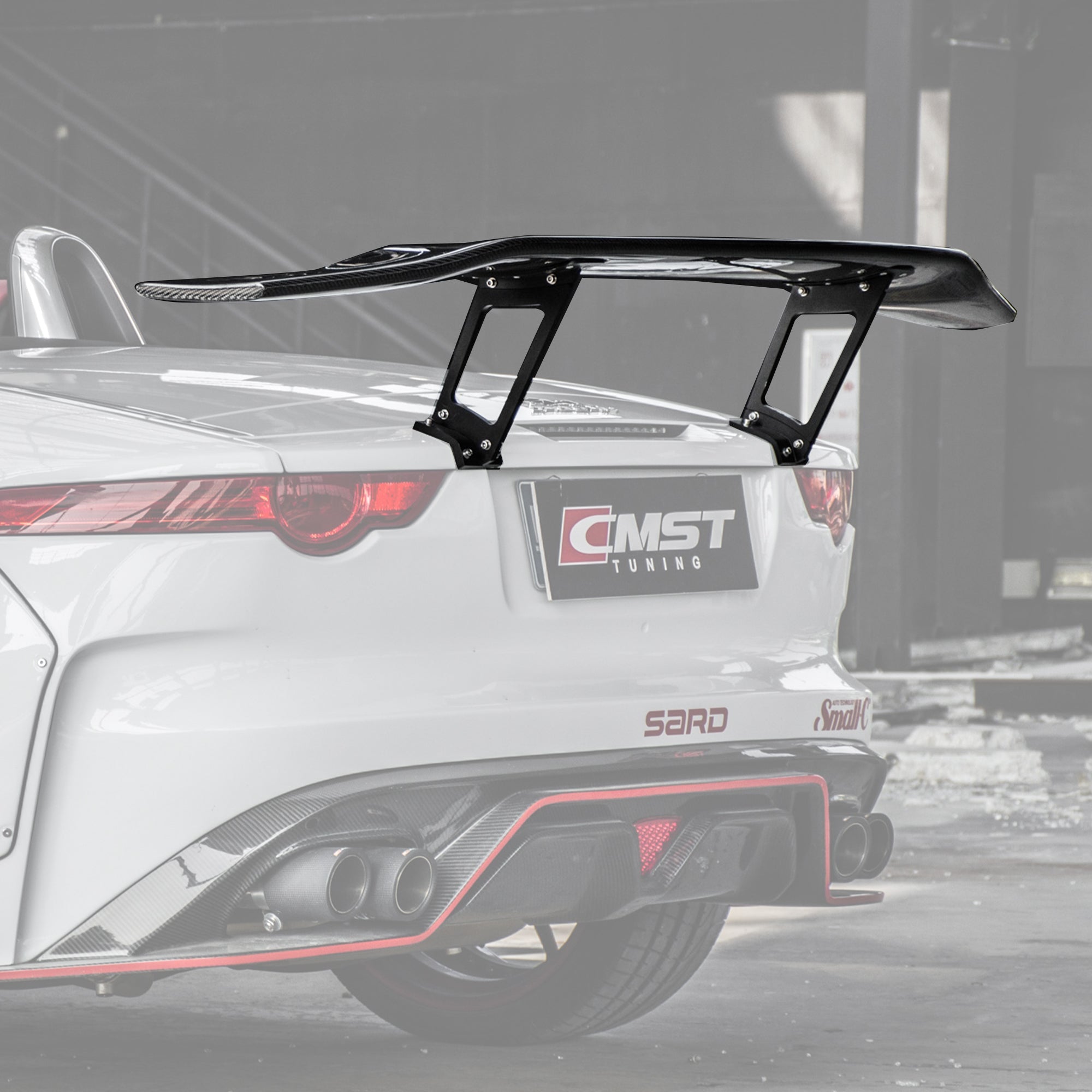 CMST Carbon fiber Rear Spoiler Wing Ver.2 for Jaguar F-Type 20 Aftermarket Carbon Fiber Part / Bodykit - Robot Bodykits
