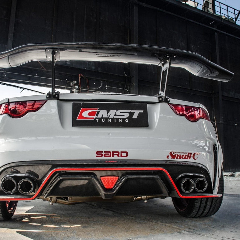 CMST Carbon fiber Rear Spoiler Wing Ver.2 for Jaguar F-Type 20 Aftermarket Carbon Fiber Part / Bodykit - Robot Bodykits