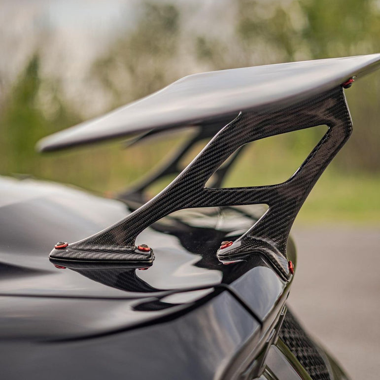 CMST Carbon Fiber Rear Spoiler Wing Ver.4 for Ford Mustang S550 2015 - 2022 Aftermarket Carbon Fiber Part / Bodykit - Robot Bodykits