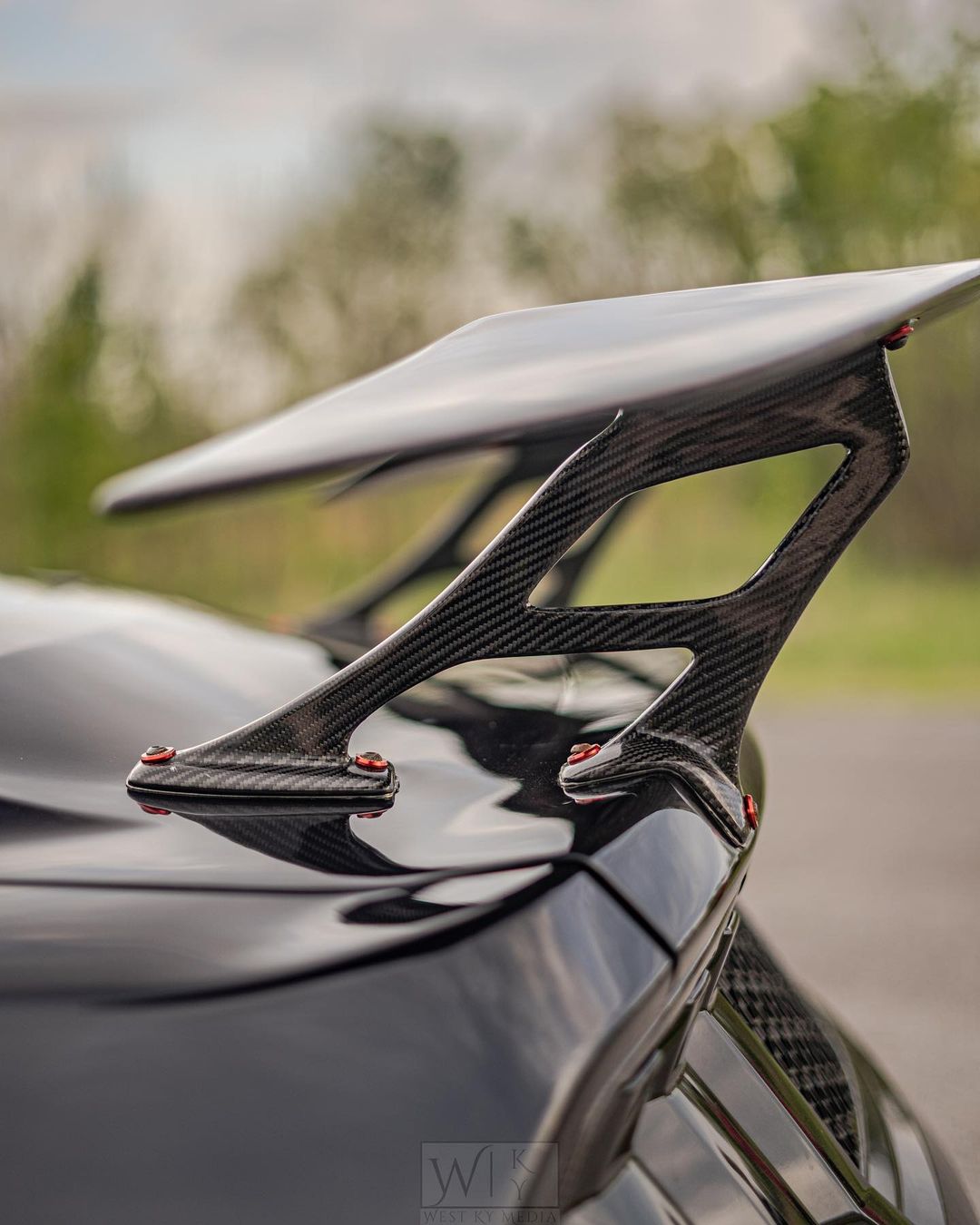 CMST Carbon Fiber Rear Spoiler Wing Ver.4 for Ford Mustang S550 2015 - 2022 Aftermarket Carbon Fiber Part / Bodykit - Robot Bodykits