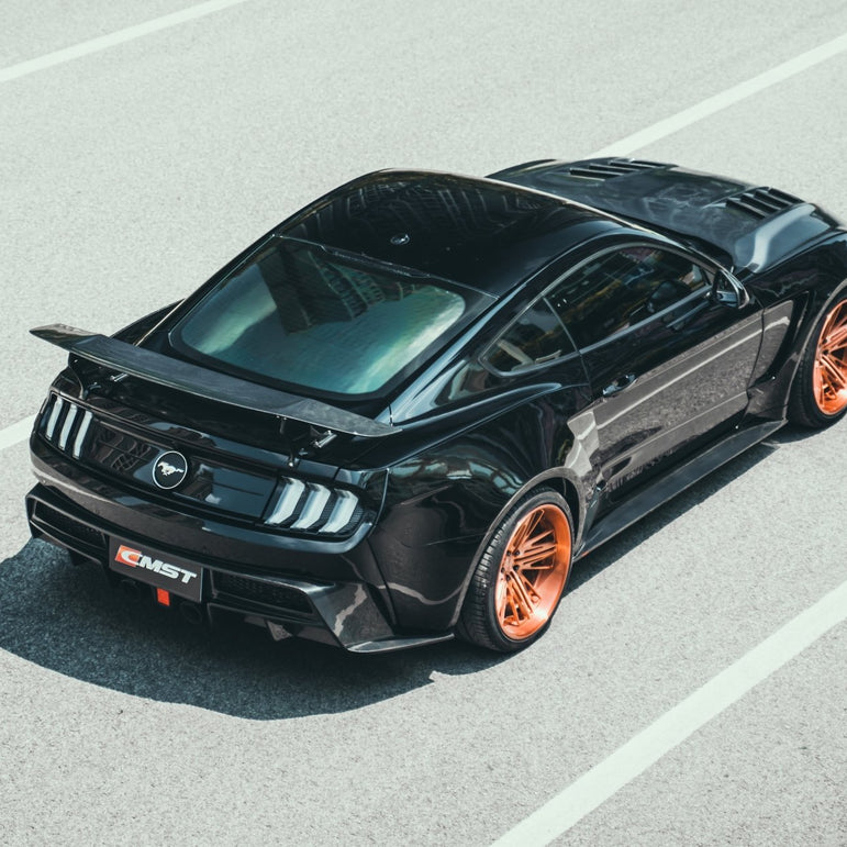CMST Carbon Fiber Rear Spoiler Wing Ver.4 for Ford Mustang S550 2015 - 2022 Aftermarket Carbon Fiber Part / Bodykit - Robot Bodykits