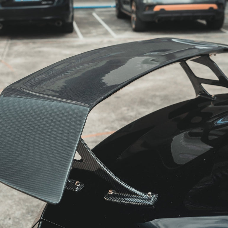 CMST Carbon Fiber Rear Spoiler Wing Ver.4 for Ford Mustang S550 2015 - 2022 Aftermarket Carbon Fiber Part / Bodykit - Robot Bodykits