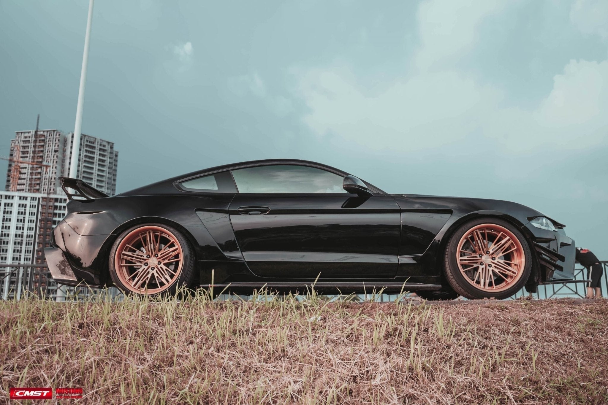 CMST Carbon Fiber Rear Spoiler Wing Ver.4 for Ford Mustang S550 2015 - 2022 Aftermarket Carbon Fiber Part / Bodykit - Robot Bodykits