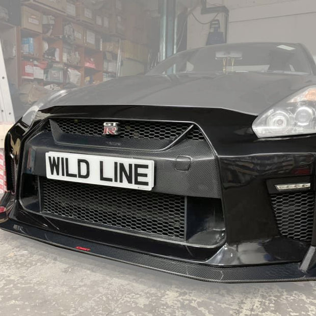 CMST Carbon Fiber Stage 1 Front Bumper & Lip for Nissan GTR GT-R R35 2008-2016 Facelift Conversion Aftermarket Carbon Fiber Part / Bodykit - Robot Bodykits