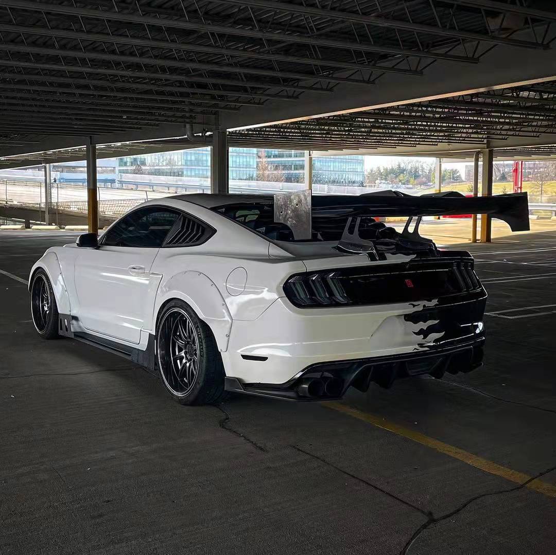 CMST Carbon Fiber Super GT Wing for Ford Mustang S550.1 2015 - 2022 Aftermarket Carbon Fiber Part / Bodykit - Robot Bodykits