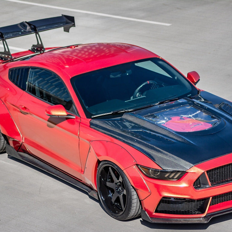 CMST Carbon Fiber Super GT Wing for Ford Mustang S550.1 2015 - 2022 Aftermarket Carbon Fiber Part / Bodykit - Robot Bodykits