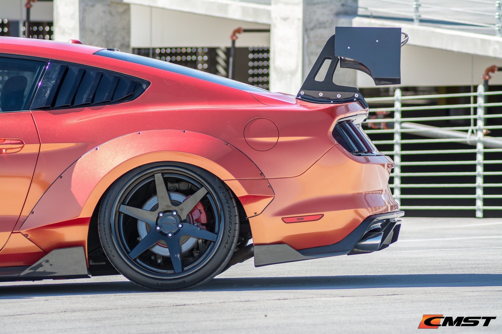 CMST Carbon Fiber Super GT Wing for Ford Mustang S550.1 2015 - 2022 Aftermarket Carbon Fiber Part / Bodykit - Robot Bodykits