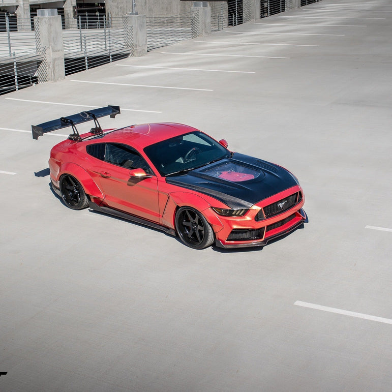 CMST Carbon Fiber Super GT Wing for Ford Mustang S550.1 2015 - 2022 Aftermarket Carbon Fiber Part / Bodykit - Robot Bodykits