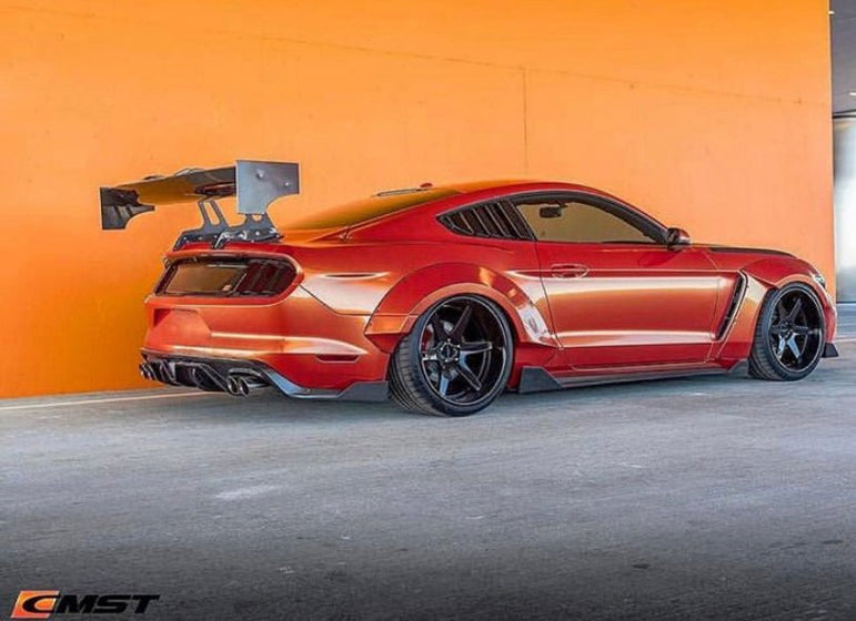 CMST Carbon Fiber Super GT Wing for Ford Mustang S550.1 2015 - 2022 Aftermarket Carbon Fiber Part / Bodykit - Robot Bodykits