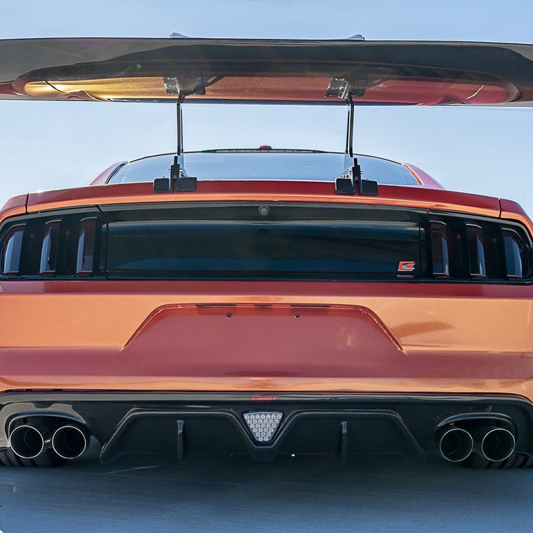 CMST Carbon Fiber Super GT Wing for Ford Mustang S550.1 2015 - 2022 Aftermarket Carbon Fiber Part / Bodykit - Robot Bodykits