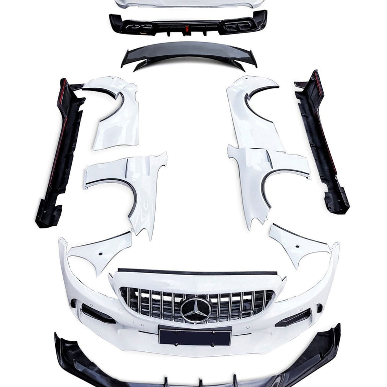 CMST Carbon Fiber Wide Body Kit for Mercedes-Benz C43 C300 C Coupe 2015-ON Aftermarket Carbon Fiber Part / Bodykit - Robot Bodykits