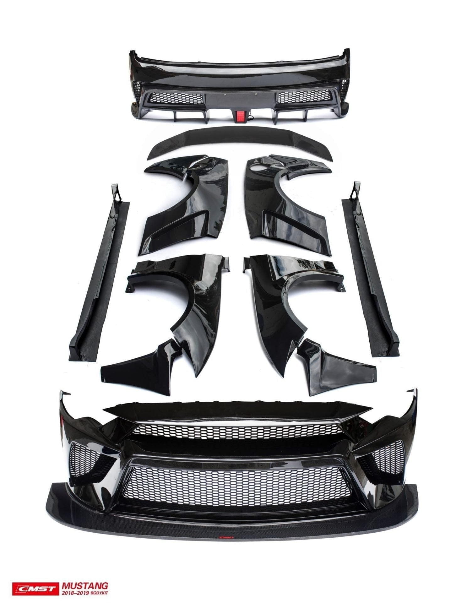 CMST Carbon Fiber Widebody kit for Ford Mustang S550.2 2018-ON Aftermarket Carbon Fiber Part / Bodykit - Robot Bodykits