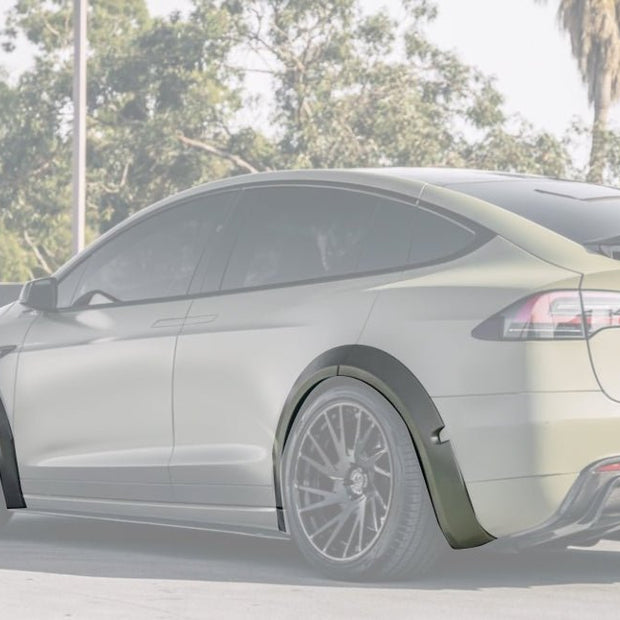CMST Carbon Fiber Widebody Wheel Arches ( 10 Pcs ) for Tesla Model X 2016-2021 Aftermarket Carbon Fiber Part / Bodykit - Robot Bodykits