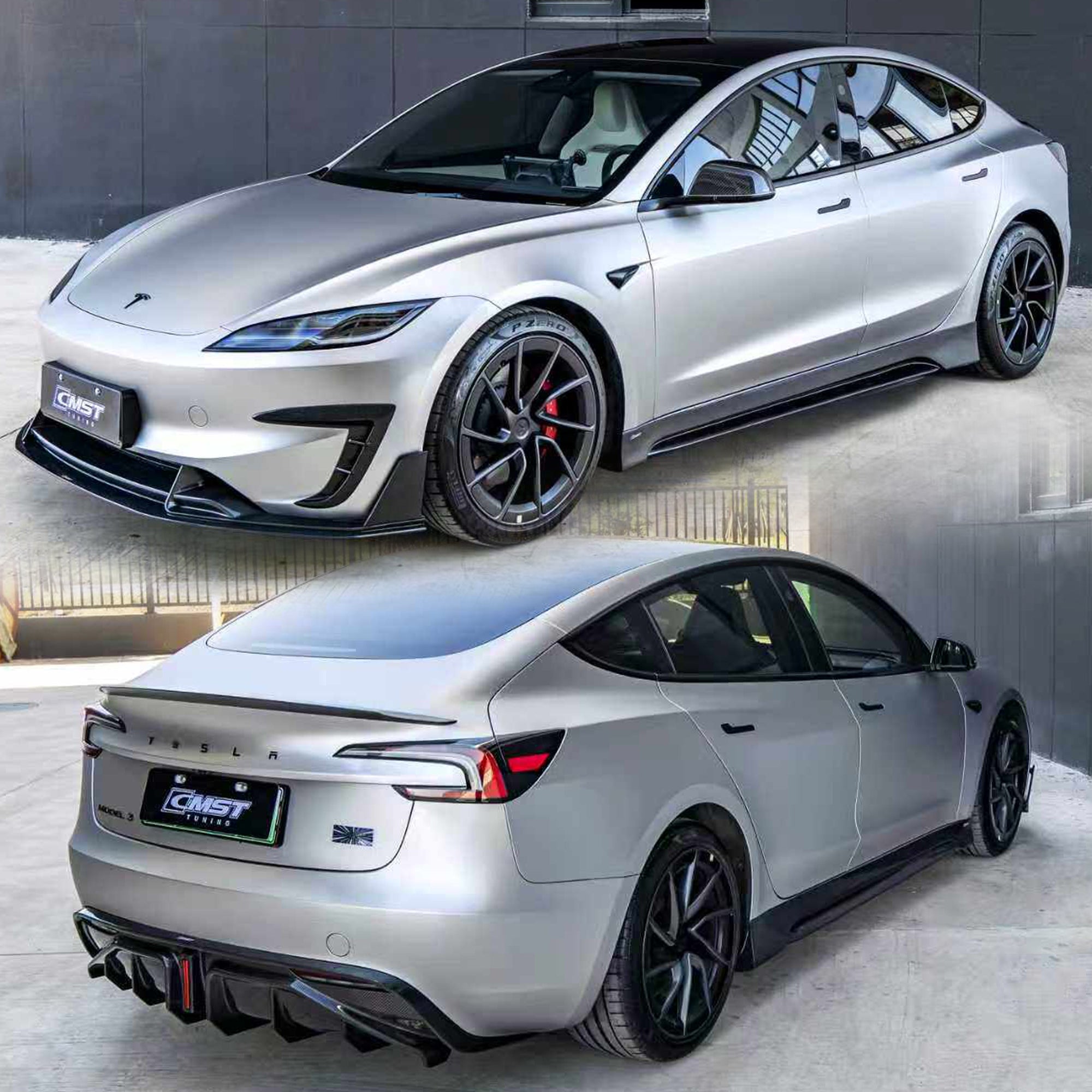 CMST Carbon Tesla Model 3 Highland Performance Carbon Fibre Bodykit Aftermarket Carbon Fiber Part / Bodykit - Robot Bodykits