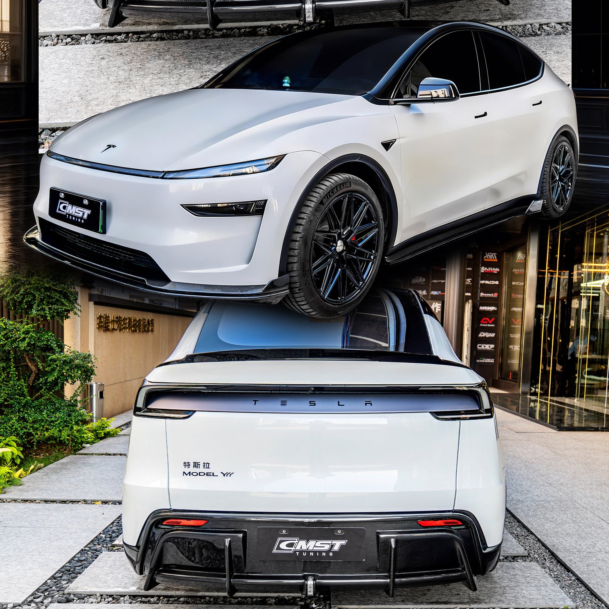 CMST Carbon Tesla Model Y L Full Carbon Fibre Bodykit (2 Versions) Aftermarket Carbon Fiber Part / Bodykit - Robot Bodykits