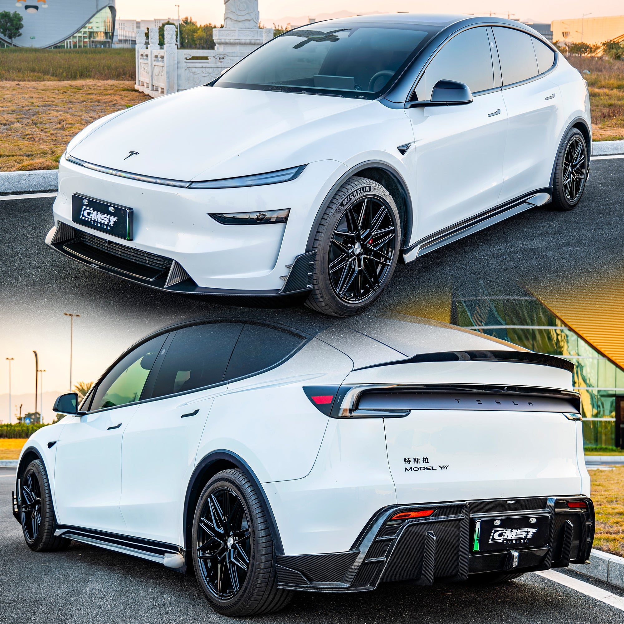 CMST Carbon Tesla Model Y L Full Carbon Fibre Bodykit (2 Versions) Aftermarket Carbon Fiber Part / Bodykit - Robot Bodykits