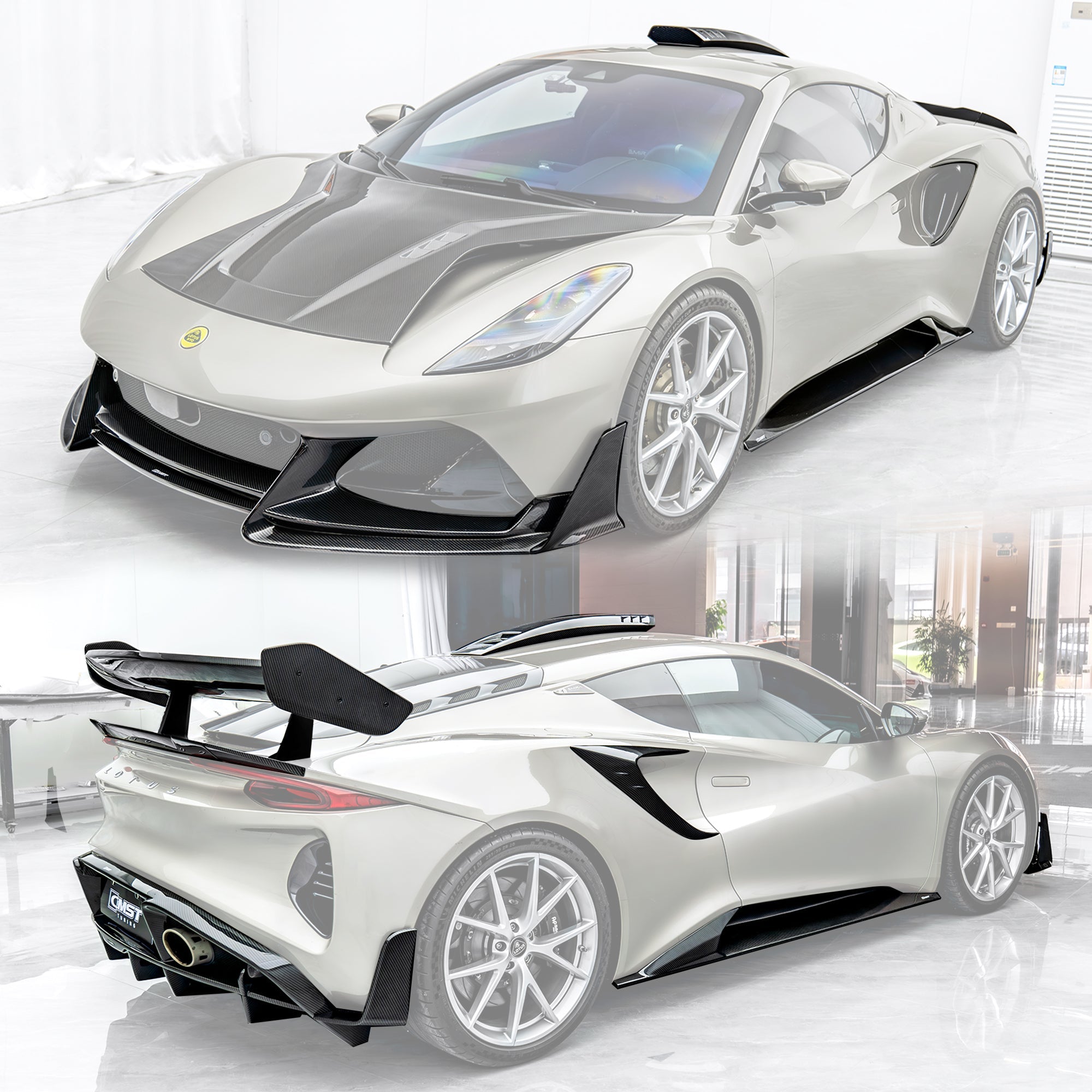 CMST Dry - Carbon (Prepreg) Lotus Emira Full Bodykit (2021 - 2025) Aftermarket Carbon Fiber Part / Bodykit - Robot Bodykits