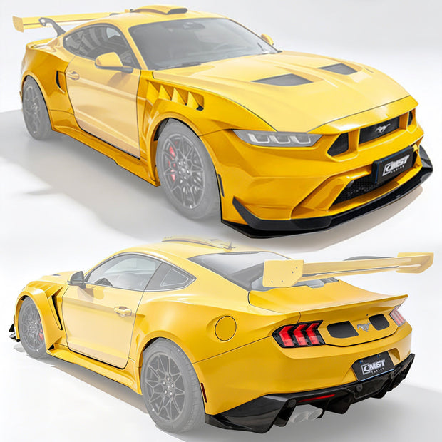 CMST Ford Mustang "GTD Style" FRP / Partial Carbon Wide Bodykit for S650 Ford Mustang Aftermarket Carbon Fiber Part / Bodykit - Robot Bodykits